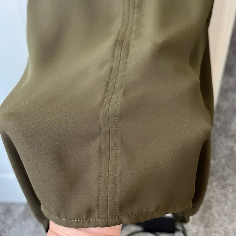 Pink Rose Sleeveless Women’s Blouse Tank Top Army Green Size Small #505 - Picture 9 of 12